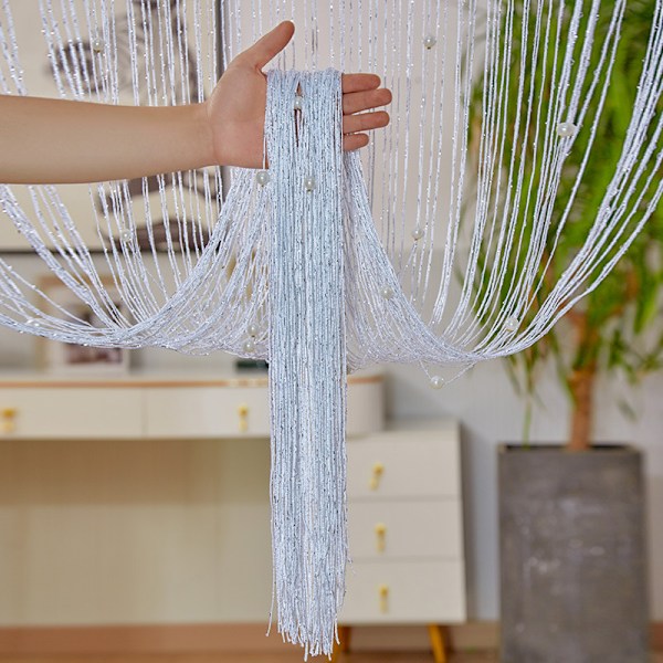 ##/Perle Dørgardin Myggnett for Dører Vinduer Romdeler Dørpaneler Stue Soverom Garderobe##/