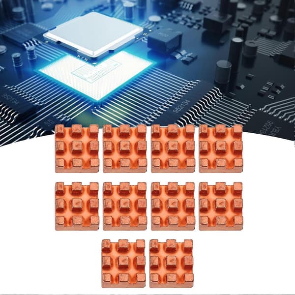 10 kpl Pieni jäähdytyselementti P8x5x8 CPU PCB-vahvistimelle sähkölaitteille