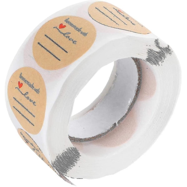 &Round Stickers, Labels - Round With Stickers For Ba Envelopes, 1 Roll 500 Pieces (s Length)&