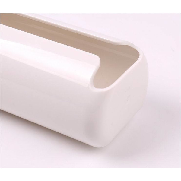 1 ST (vit, ca 7,7 cm x 6,6 cm x 23,8 cm) Bomullsdispenser, Bomull