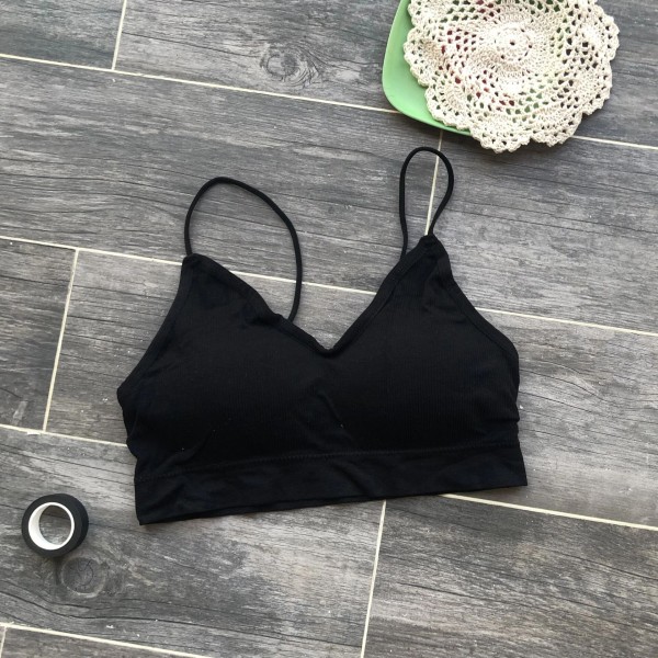 4 stycken (L) Camisole-bh med vaddering för kvinnor