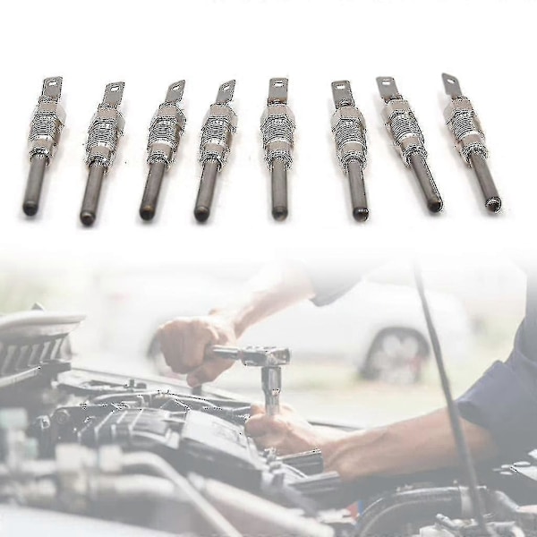 8-delars Glödstift Metall 6.5l 6.2l Snabbstart Glödstift Auto Reservdelar - Set