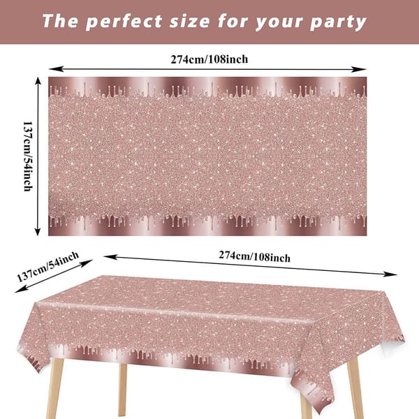 ##/Sekvensbordduk - Rektangulär Julbordduk 137*274cm cm för Fest Bröllop Halloween Dekoration Bordduk Endast##/