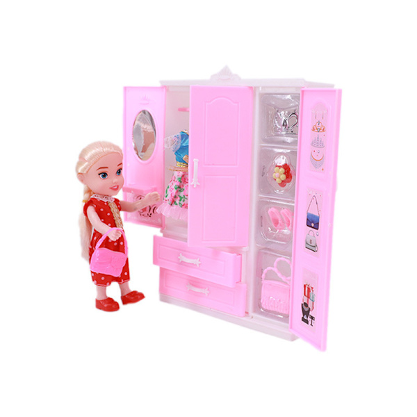##/Garderober + klädtillbehör 30-dels set, barbie docka accessoarer##/