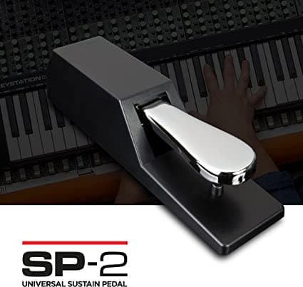 SP-2 - Universal sustainpedal med pianolignende handling - det ideelle tilbehør til MIDI-keyboards, digitale klaverer, elektroniske keyboards og mere