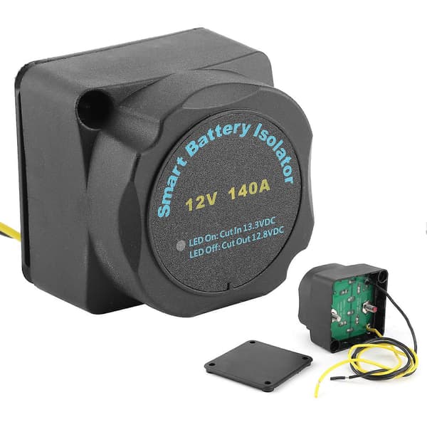 Dual Batteri Isolator 12V 140A Smart VSR Sensitivt Relæ B0401-00101 Passer til ATV UTV Båd RV
