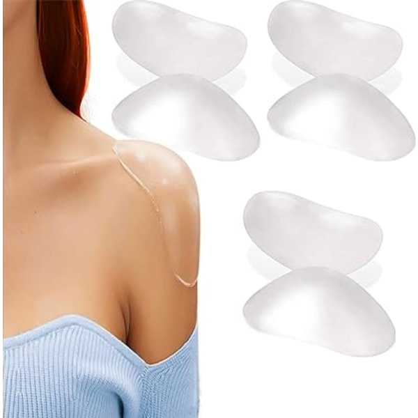 Silikonaxelvaddar, 6 stycken Push-up Axelvaddar S