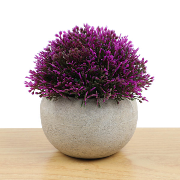 Kunstig stueplante mini kunstige planter potter eukalyptus rosmarin