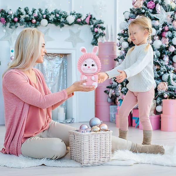 Villapaita pupu säästölipas - vaaleanpunainen - joululahja