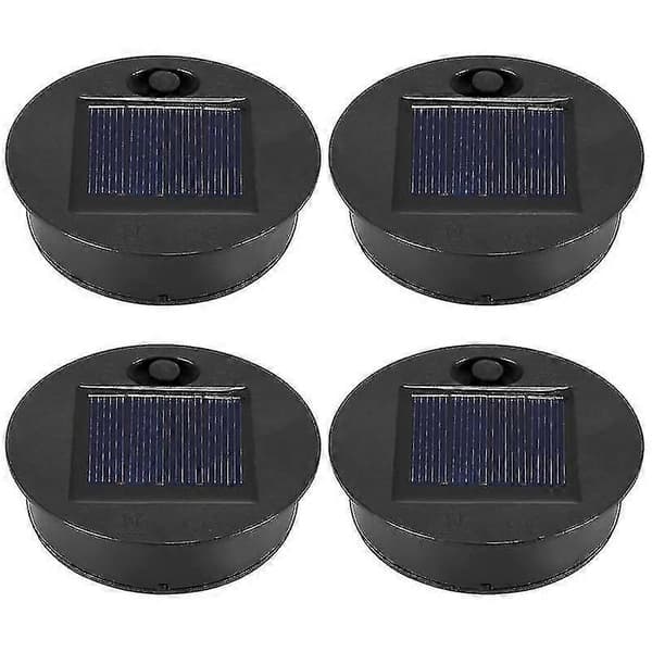 4 Delar Ersättnings Solar Ljus Toppar Utomhus Hängande Lykta Ljus Solar Ljus Delar Rund Solar Li