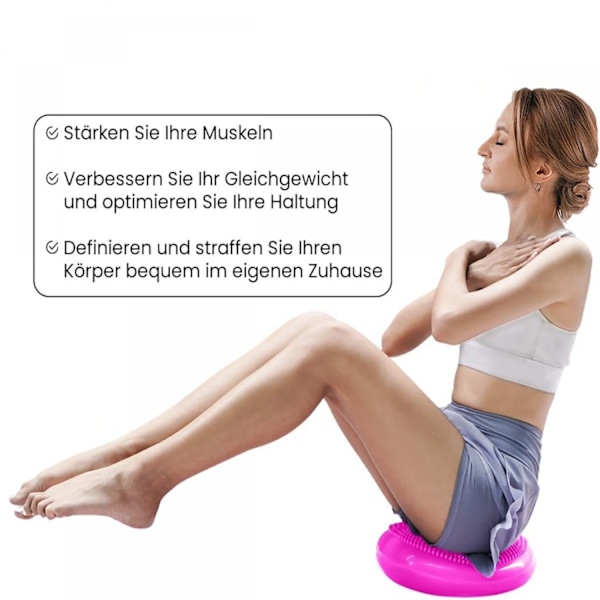 yogamatta boll sitsdyna - balanskudde