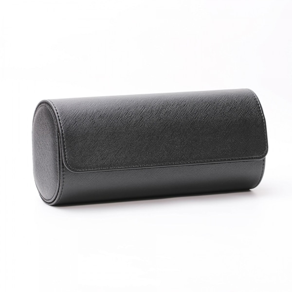 Bärbar Klockbox i Läder 1 Styck Svart Reseklockbox