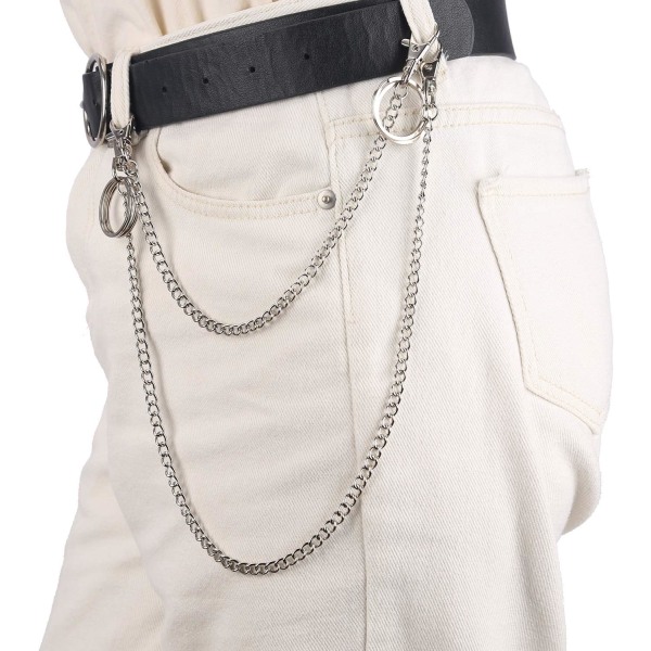 3 stycken（25cm, 45cm, 60cm）Pants Chai - Pocket Chain, Wallet Chai