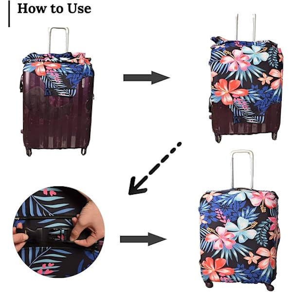 ##/Matkalaukkupeite, Suitcase Protector - sopii 26-28 tuuman matkalaukuille##/