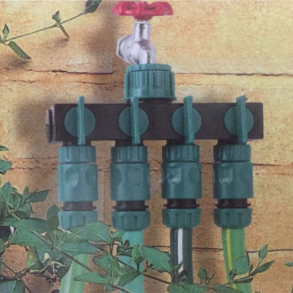 Sprinkler Slangekobling 4 Uttak, Fordeler Sprinkler Kobling
