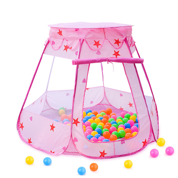 115x95x66cm Plast Slott Barnpool, Utan Boll