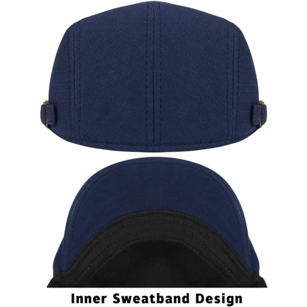##/Herrar Beret Hatt Justerbar Platt Vintage Lvy Hatt##/