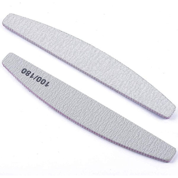 ##/Poleringsslip 50 förpackningar tvättbara dubbelsidiga nagelfiler 50 stycken.##/