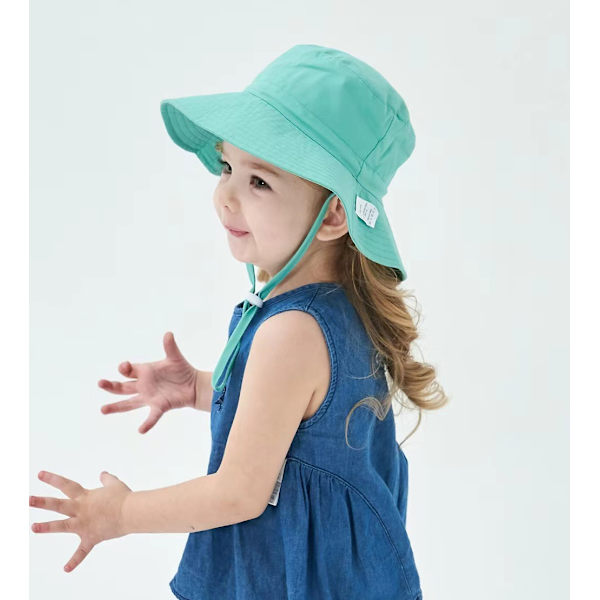 ##/Babyhatt med nackskydd, bomullshatt med UV-skydd UPF 50, solhatt för flickor och pojkar, spädbarn, småbarn##/