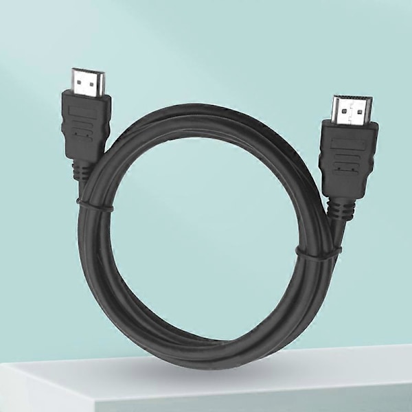 HDMI-kompatibel kabel, plug and play, bred anvendelse, praktisk metall, pålitelig videokabel for TV-dekoder 1M