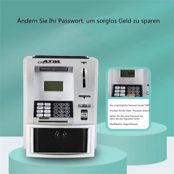 Säästöpossu luova säästöpossu ATM-simulaatio mini-ATM