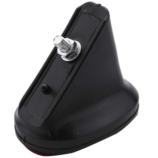 1 st Cykel Bakre Stänkskärm Reflex Mudguard Oval Varnings Röd svart