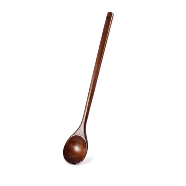 Blandningssked Långt Handtag Slät Kant Värmebeständig Livsmedelsgodkänd Non-Stick Mångsidig Bekvämt Grepp BPA-fri Soppsked Matlagningsredskap Kök A