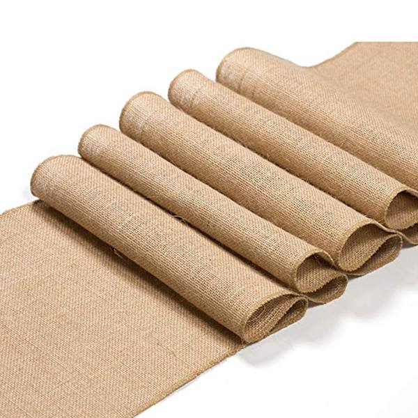 ##/Bordløper Rull Jute Gulltråd Sydd Kanter 30 cm x 1,8 m for Dekorasjon Bryllup Fest Håndverk##/