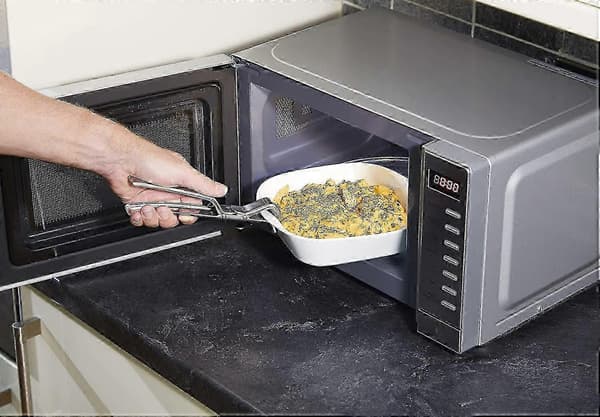 Gripdon för ugnsformar/pizzapannor i rostfritt stål med värmebeständigt grepp, 1 st