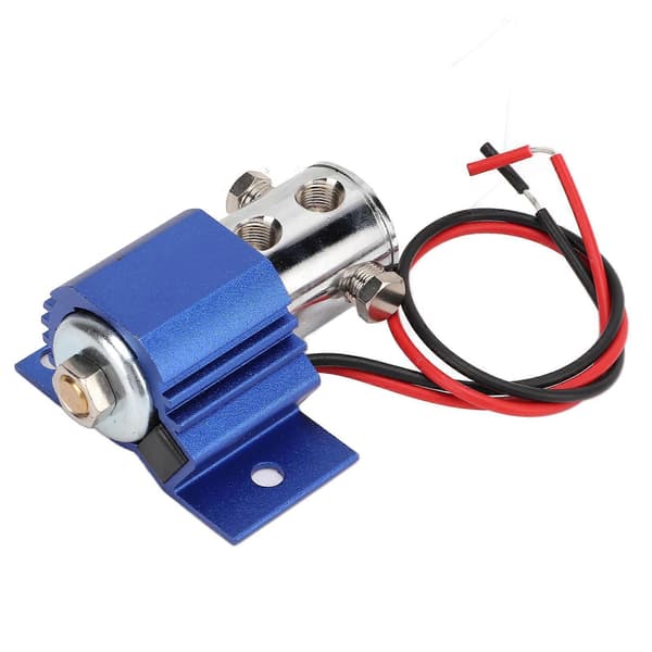Universal Front Brake Line Lock Kit Elektrisk Rullekontrol Solenoid Hill Holder Sæt 12?24V DC Blå