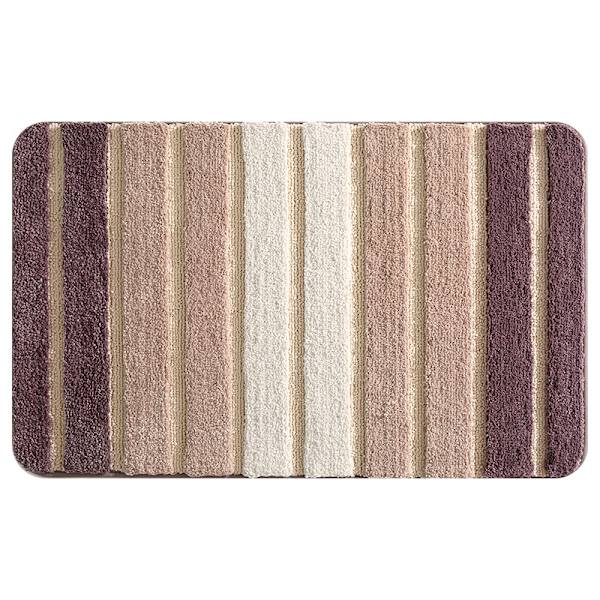 1 Stycke Grå 40 x 60 cm Halksäker Badmatta, Extra Mjuk Badrumsmatta