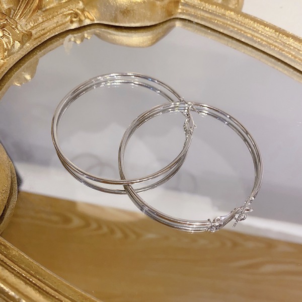 1 par Exaggerade örhängen tung industri örhänge temperament