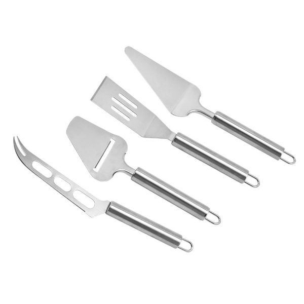 ##/Osteskniver i rustfritt stål, sølvfarget, middagskolleksjon##/