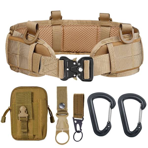 ##/Taktiskt stridsbandset Slim Airsoft Bälte Metallspänne Skytte Jakt##/
