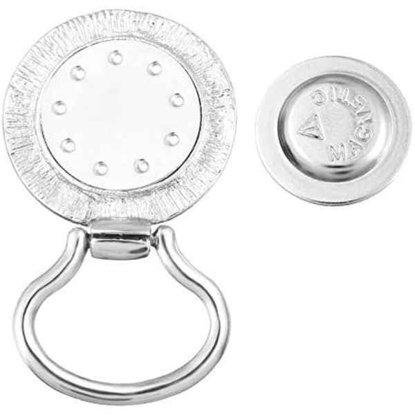 6 stk. (Diamantnål + 5 knapper) Magnetisk Brilleholder Kvinders B