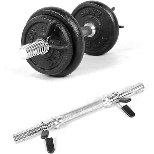 6 stk. Stål Dumbbell Fjederklips Dumbbell Låsende Klips