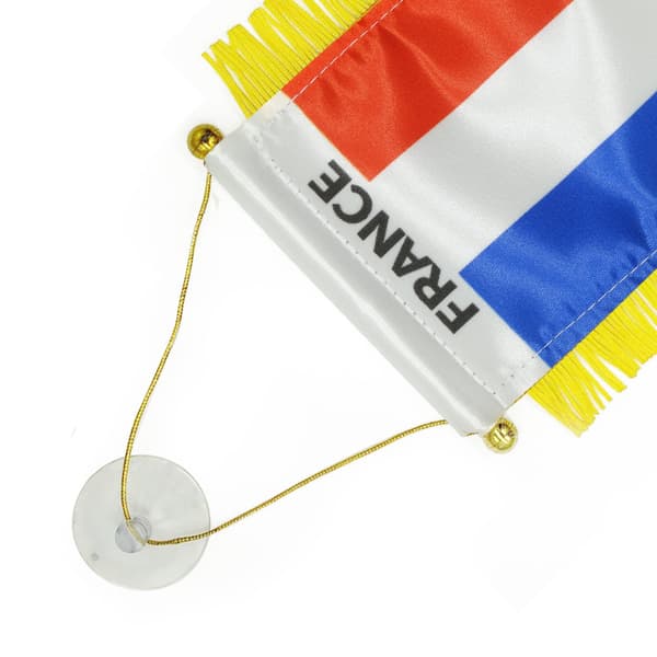 Frankrig vimpel 15x10cm - Mini fransk flag 10 x 15 cm specialbil - Banner