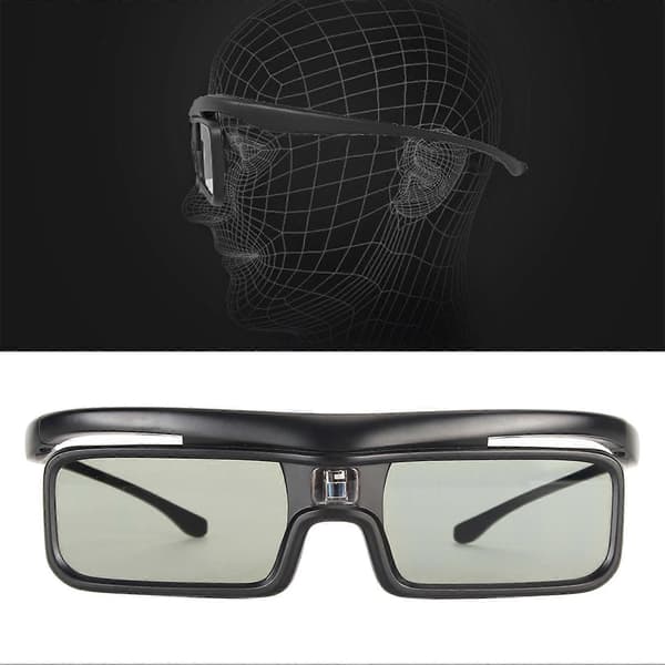 Aktive lukker 3D-briller 144Hz oppdatering Oppladbare 3D-briller for DLP LINK 3D-projektor
