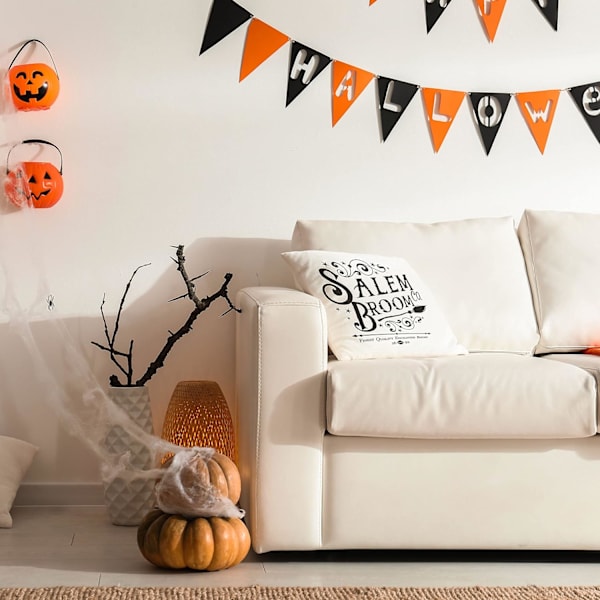 Halloween-koristetyynyt 18x18, 4 kpl setti, Halloween-koristeet