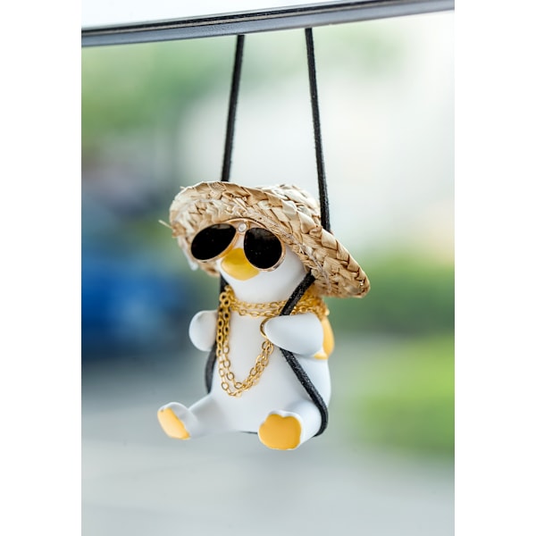 /#/Duck Charm 1 Piece Duck Charm on Car Rearview Mirror for Car Decoration/#/