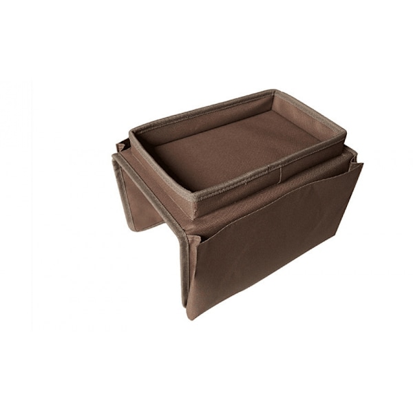 ##/(Brun) Soffa Armstödsförvaringsväska, Soffa Fjärrkontroll Stativ Soffa Oxford##/