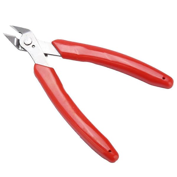 107F1 Mini Elektronisk Diagonal Tang Kabel Side Kutter Avbitertang Wire Cutter Håndverktøy L