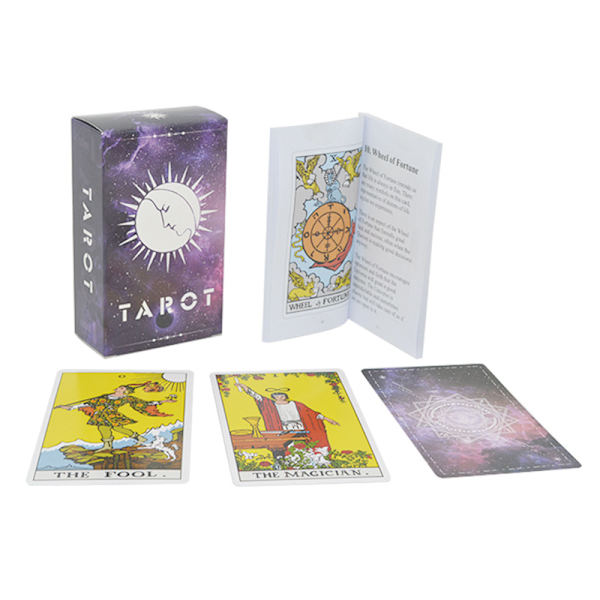 2 par klassiska tarot-orakelkort för nybörjare, betydelse