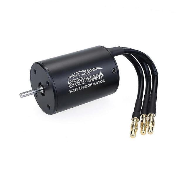 Surpass Hobby 3650 Vanntett 4-polet 3,175 mm Sensorløs Børsteløs RC Bilmotor + 60A ESC