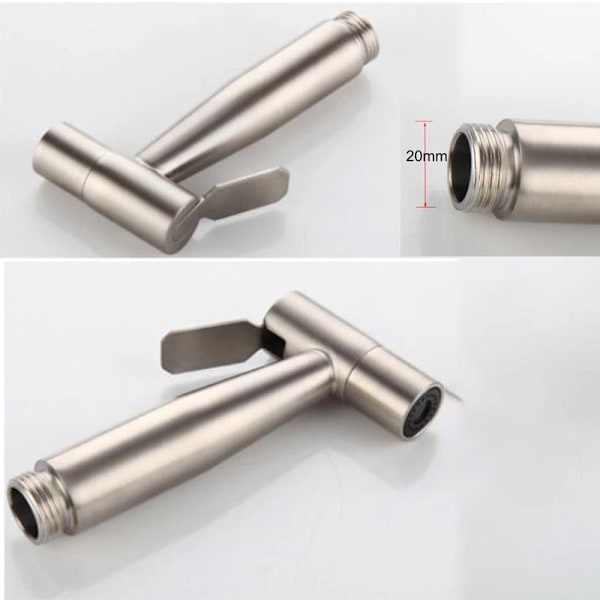 ##/Manuel Bidet Sprinkler i Rustfrit Stål Shattaf Sprinkler - Kun Bidet Sprinklerhoved Vand Toilet Rengøringstilbehør##/