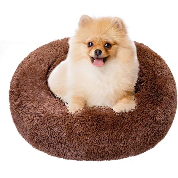 Rund Hundekurv Kattepude Donut Kurv, Hundekurv Hundebed Ex