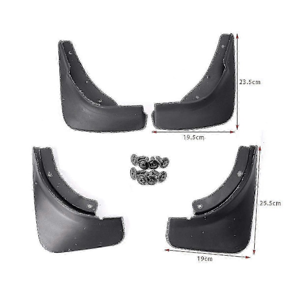 Stänkskydd Mud Flaps För- B7 2011-201 Europeisk Fullständigt Skydd Stänkskydd 4st Mudguard p20241126779