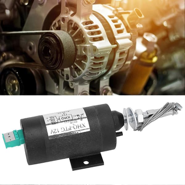 Stoppsolenoidventil Flammeslukker Kontroll Stopp Motor Tilbehør XHQPTG(DC12V )