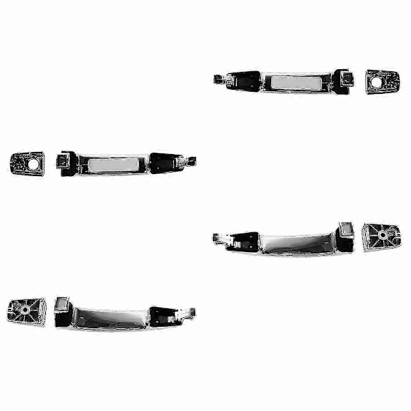 4 kpl Kromiset ABS-ovien ulkokahvan suojukset Captiva Sport/Aveo/Vue 96468254 96468266 96468266