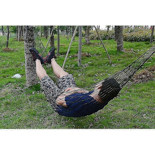 Meshy Rep Hängmatta Nylon Sovnät Säng för Utomhusvandring Camping